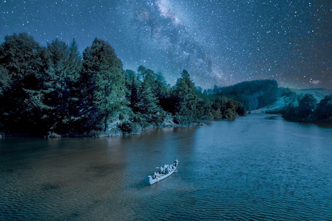 Waimarino Big Kanu Glowworm Tour Under the Stars